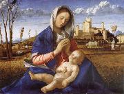 Giovanni Bellini Madonna in the Meadow oil painting on canvas